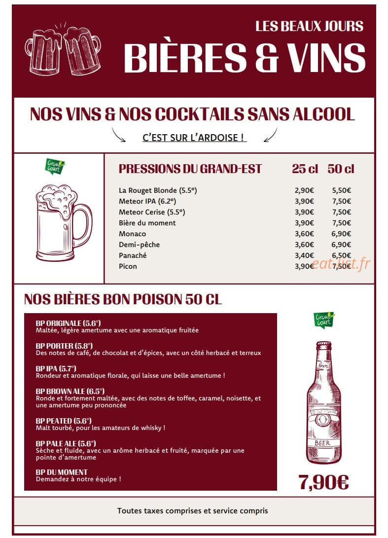 Les Beaux Jours — carte page 4