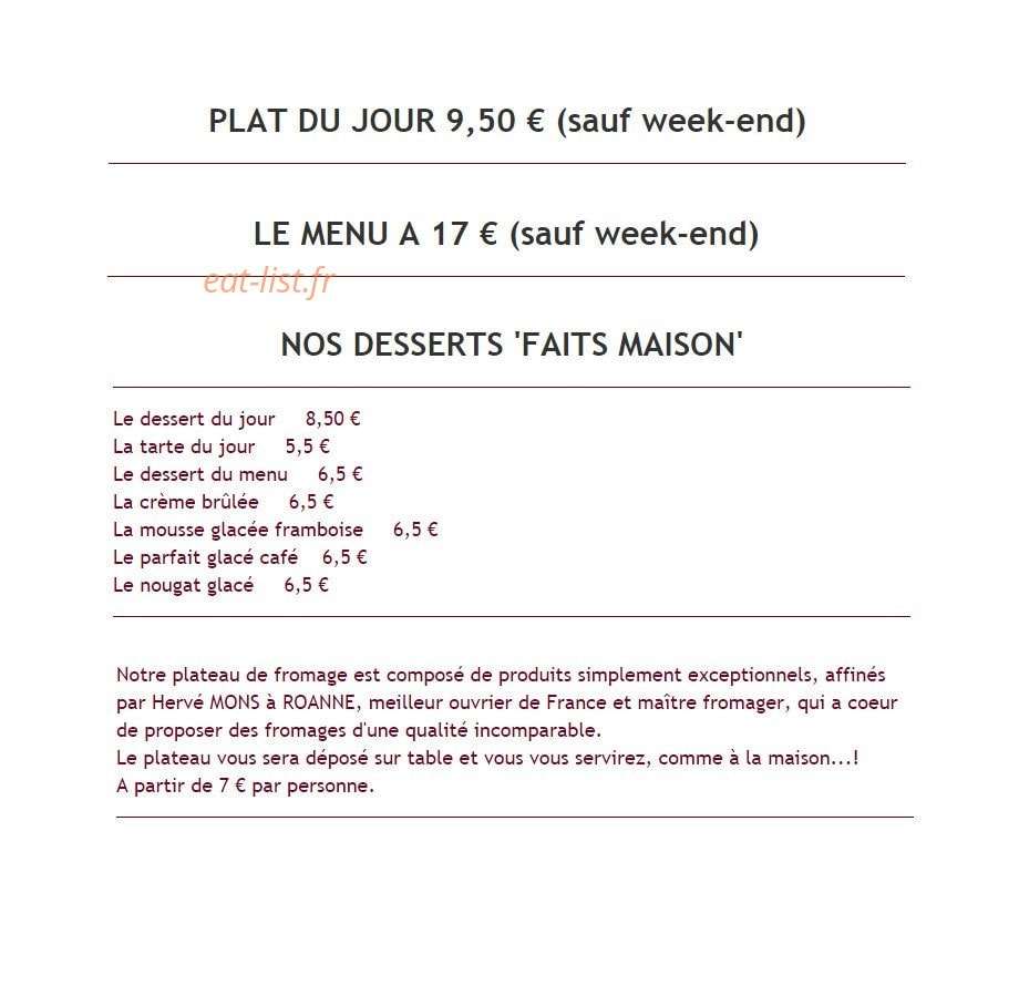 Les Sommeliers — carte page 2