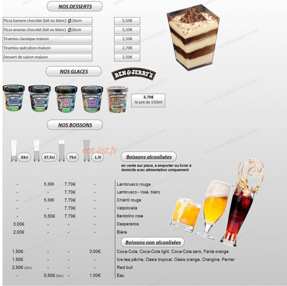 Nonno Pizza — carte page 6