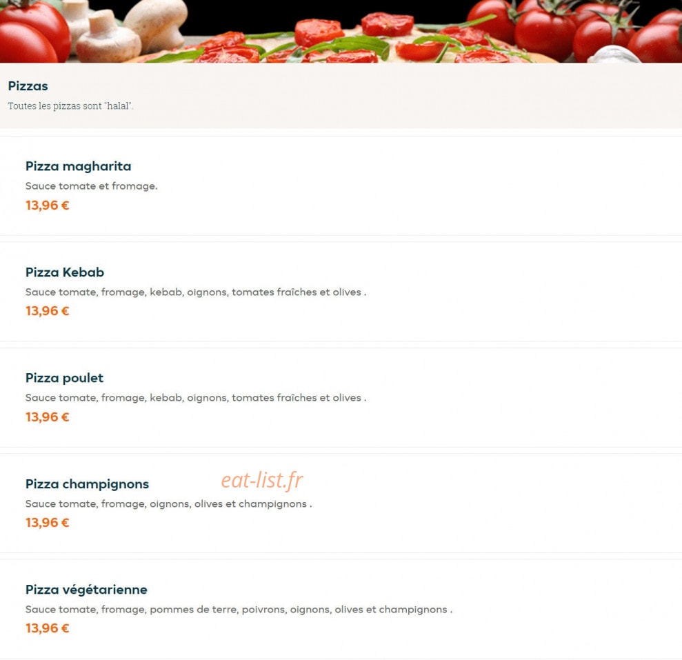 Shamiana Grill — carte page 12