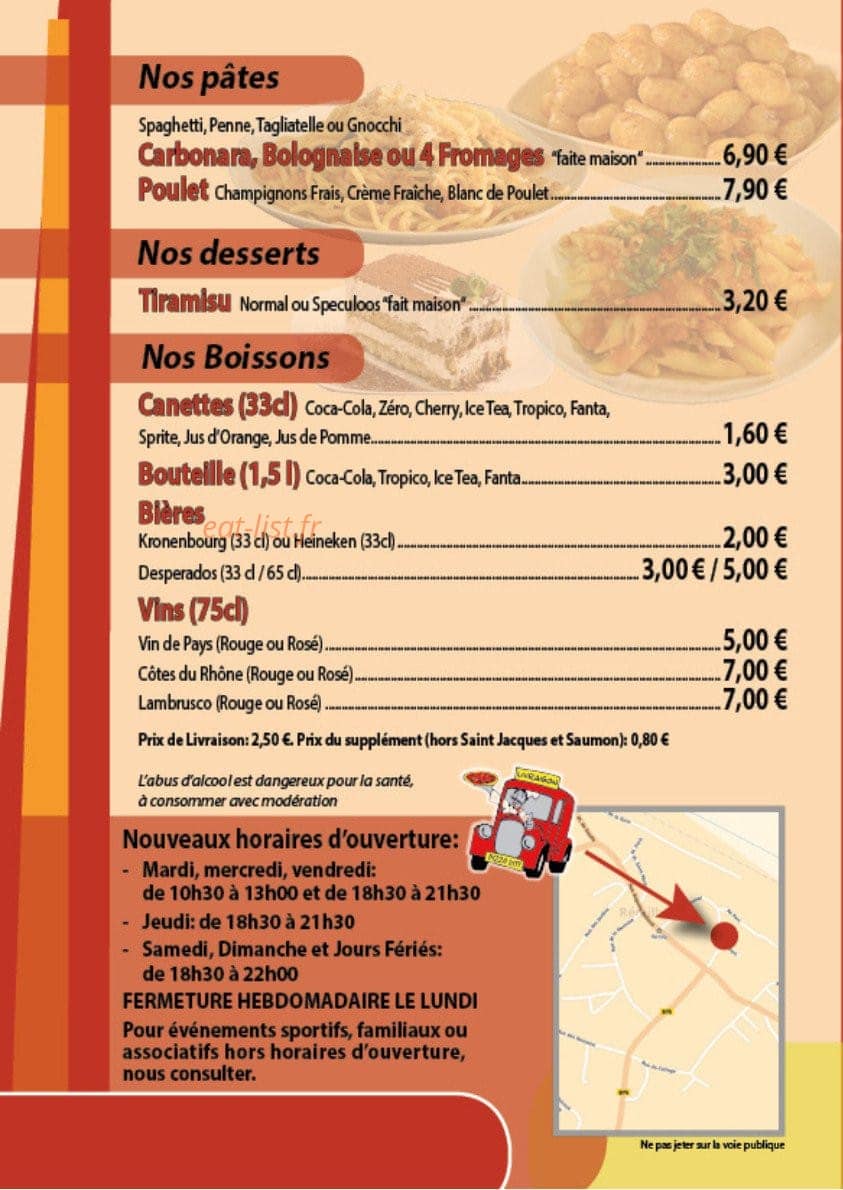 Pizza Vitt — carte page 4