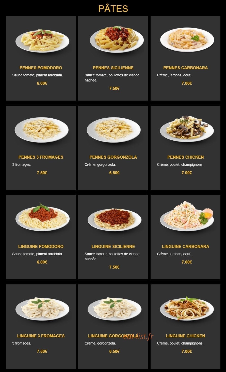 Bella Vita — carte page 4