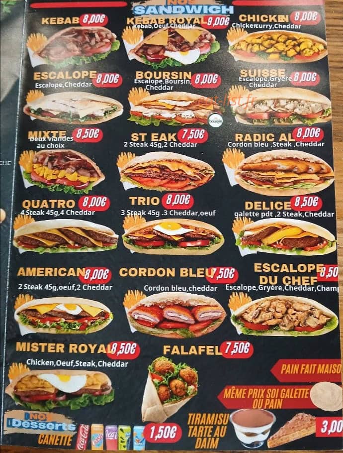 Food Time — carte page 3