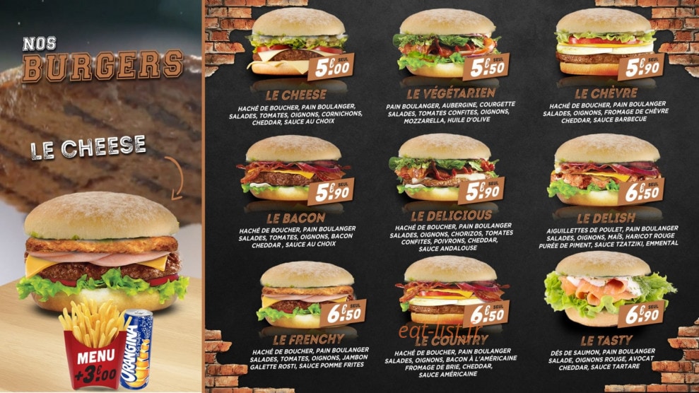 Tasty food — carte page 3