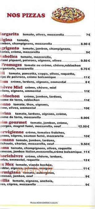 Le Faim Gourmet — carte page 2
