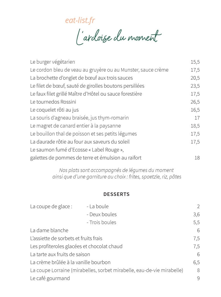 La Diligence — carte page 6