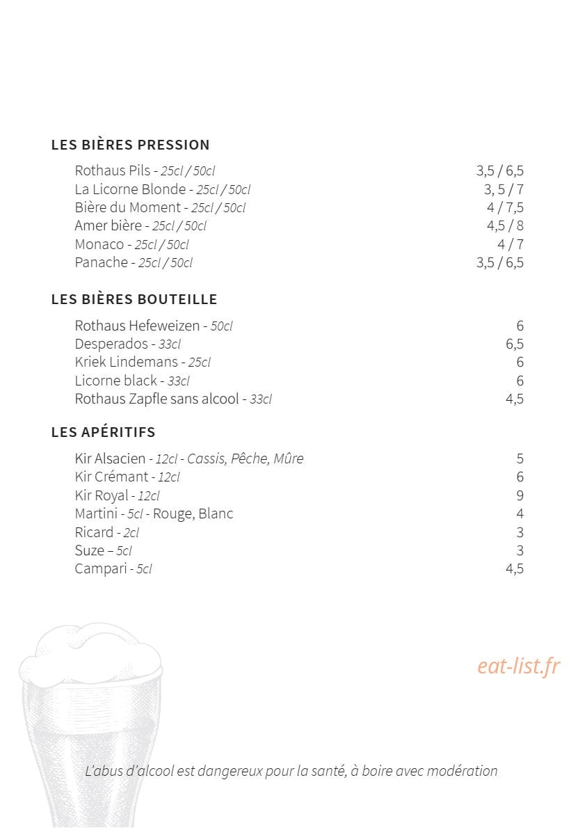 La Diligence — carte page 8