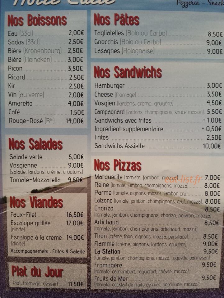 La Station — carte page 2