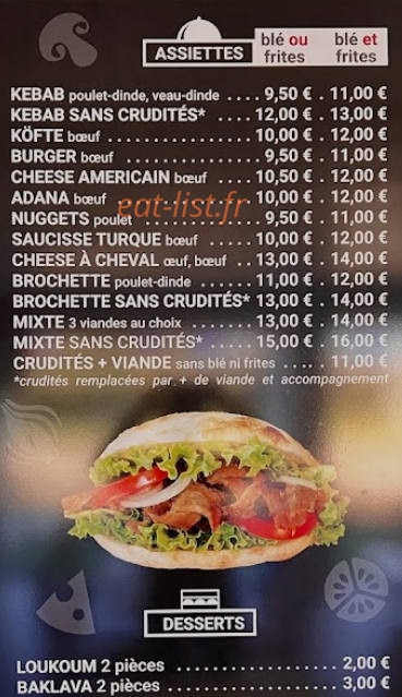 Chez Aldo — carte page 2