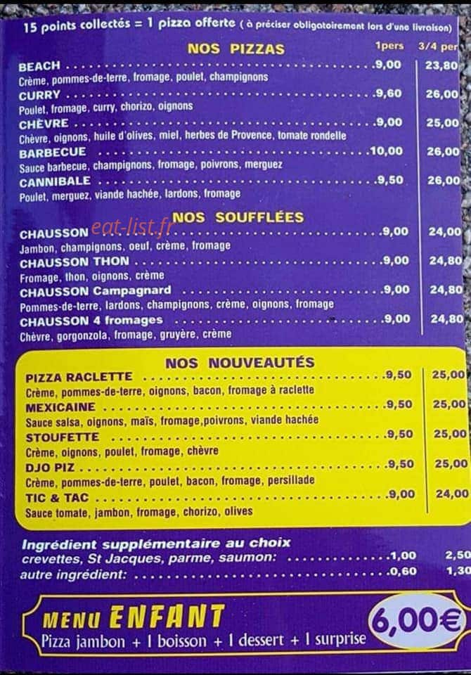 Pizza House — carte page 3