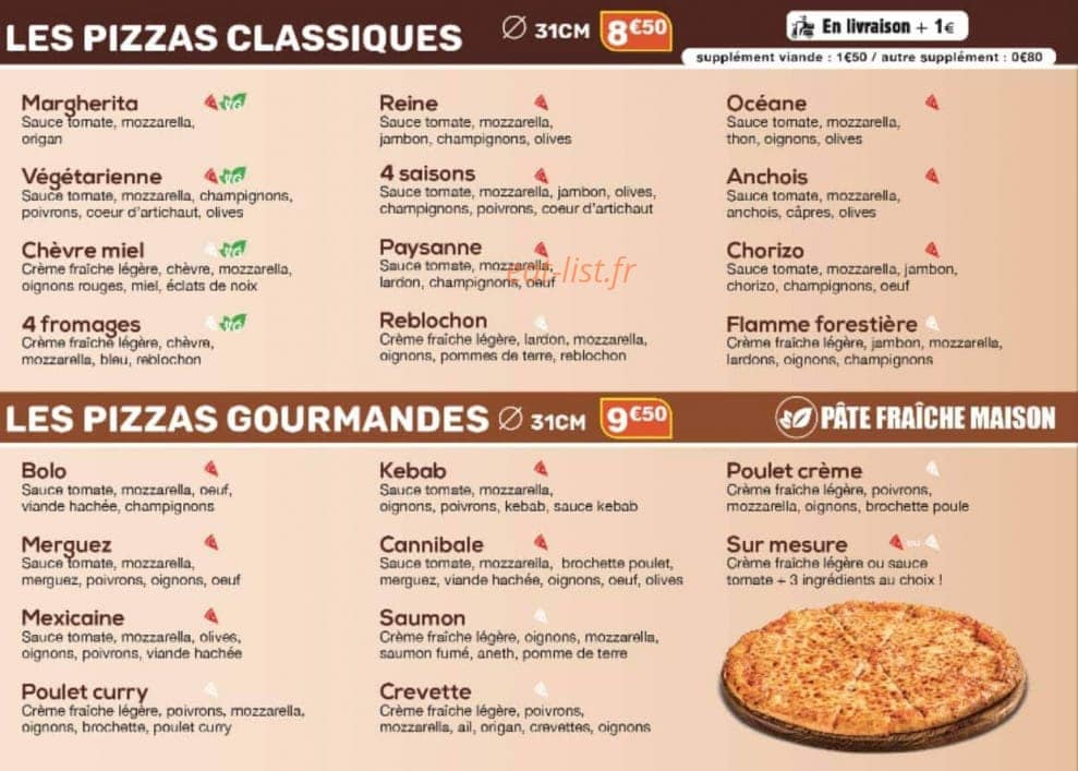 Hollyfood — carte page 1