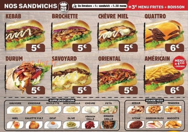 Hollyfood — carte page 2