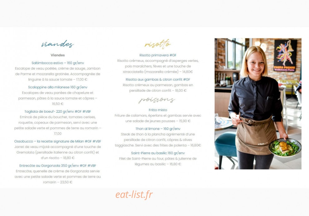 Il Ristorante — carte page 3