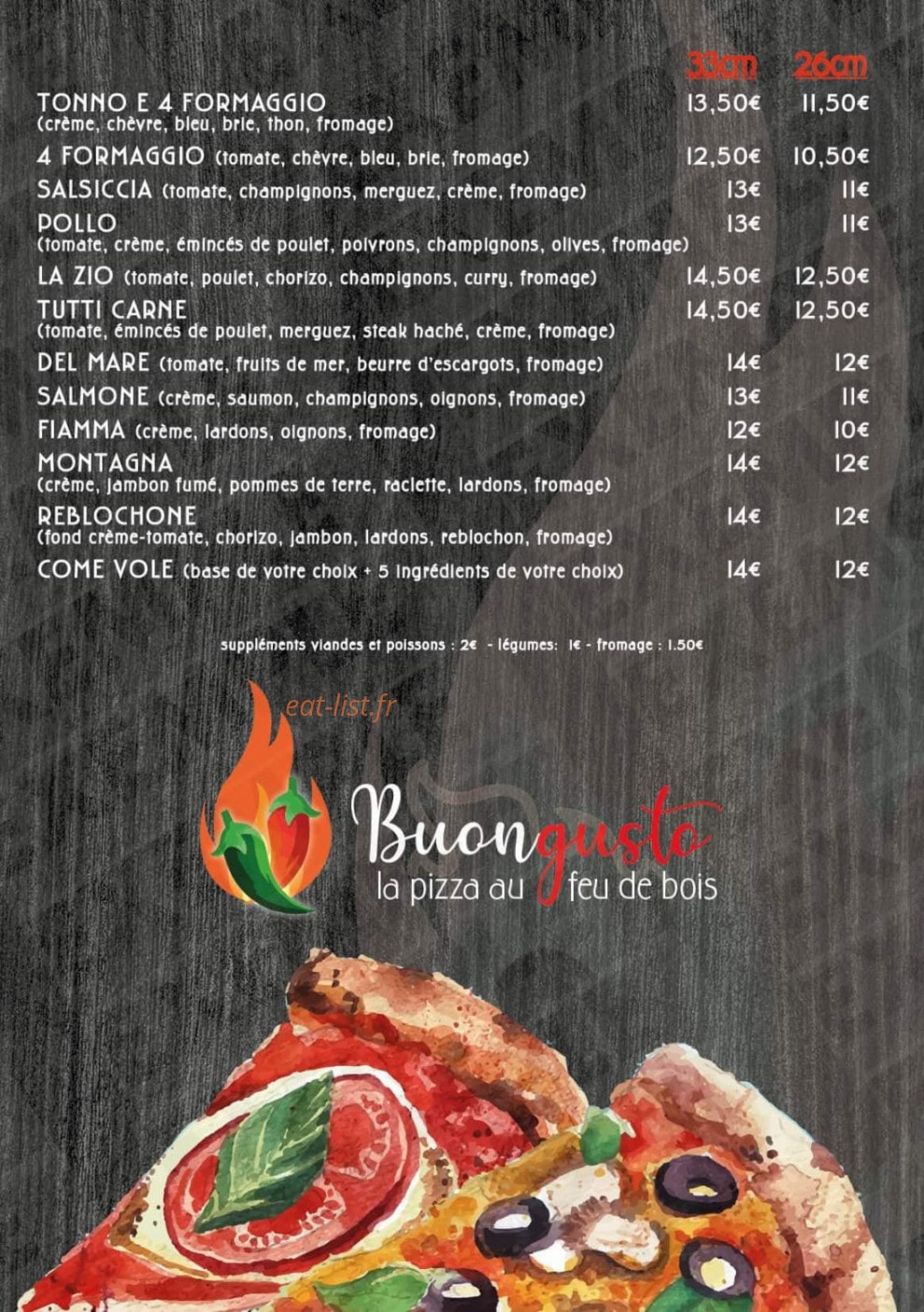 Buon Gusto — carte page 1