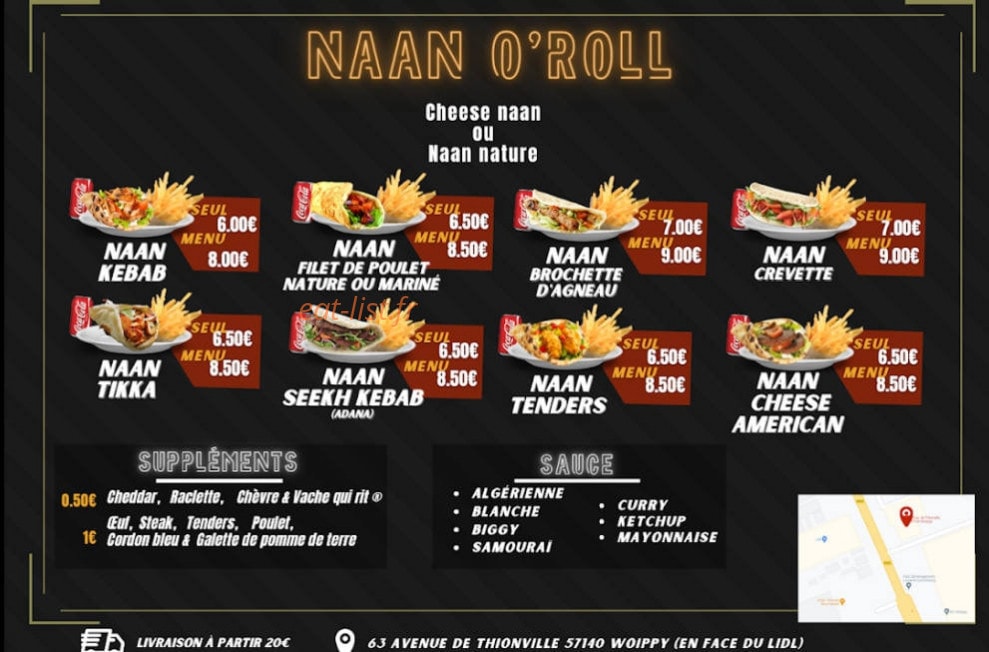 Tandoori Kitchen — carte page 3