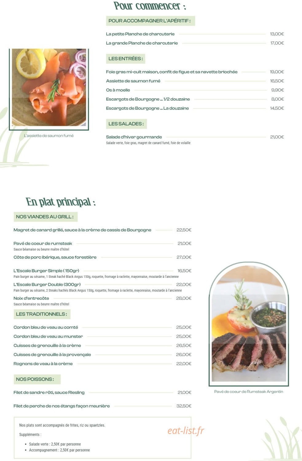 L’escale — carte page 2