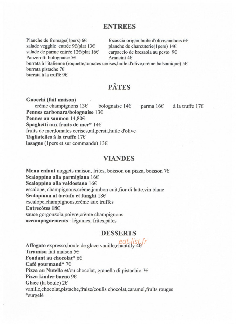 Della Rocca — carte page 1