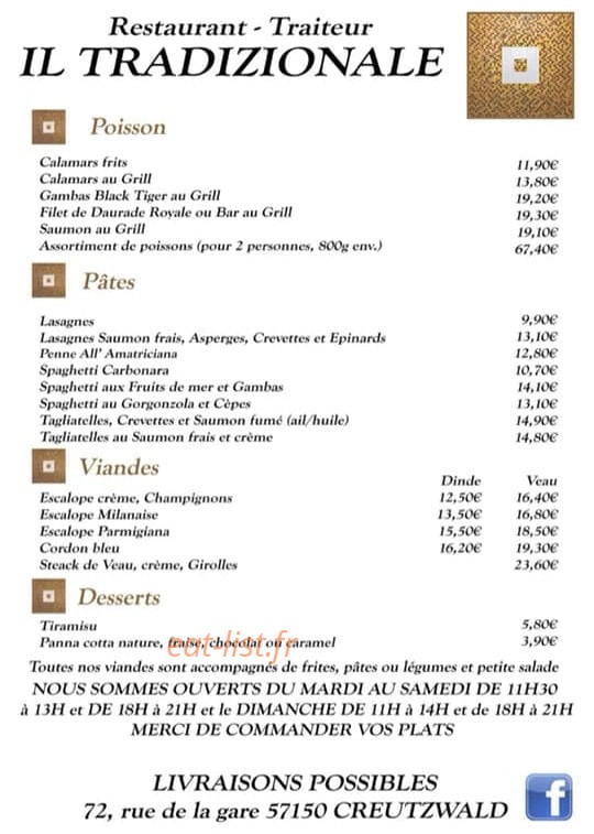 Il Tradizionale — carte page 2