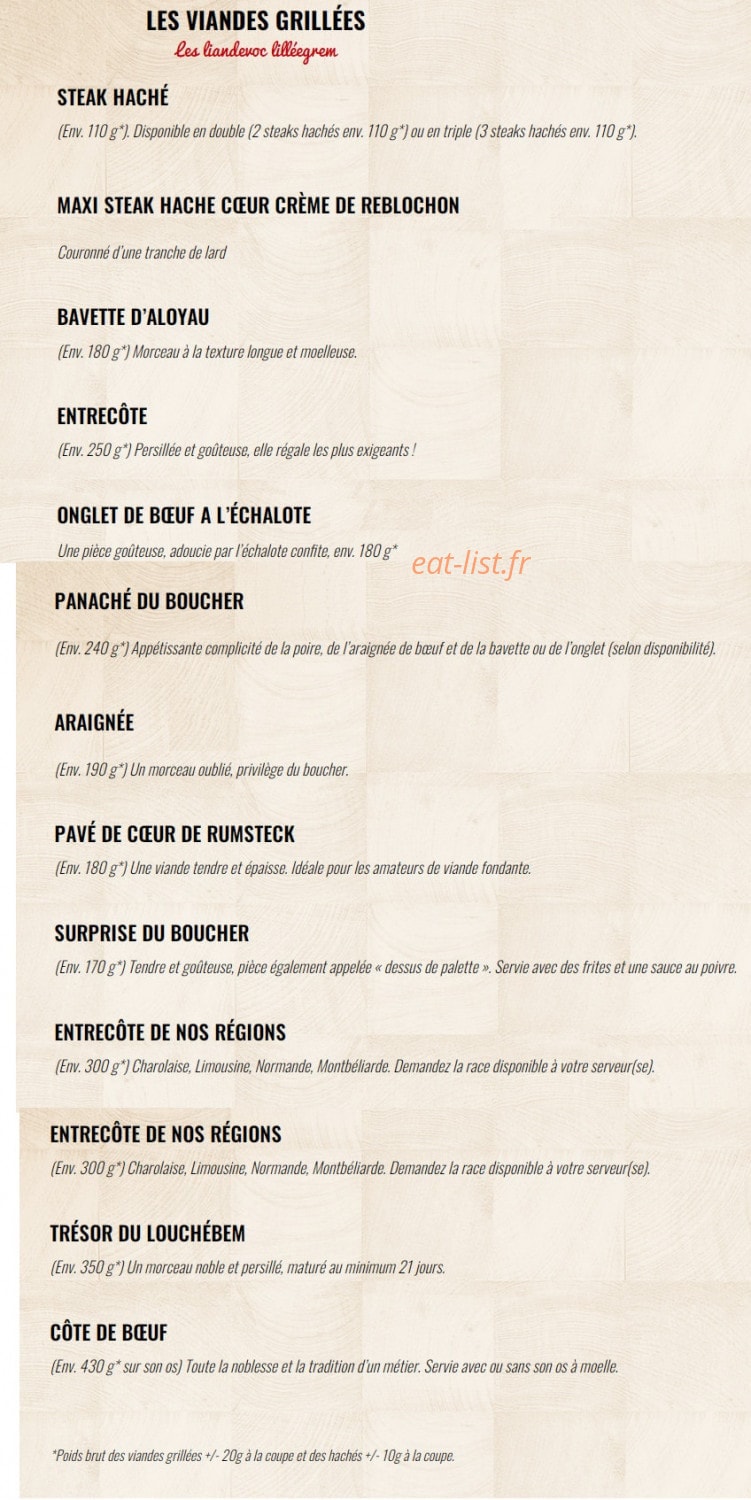 La Boucherie — carte page 3