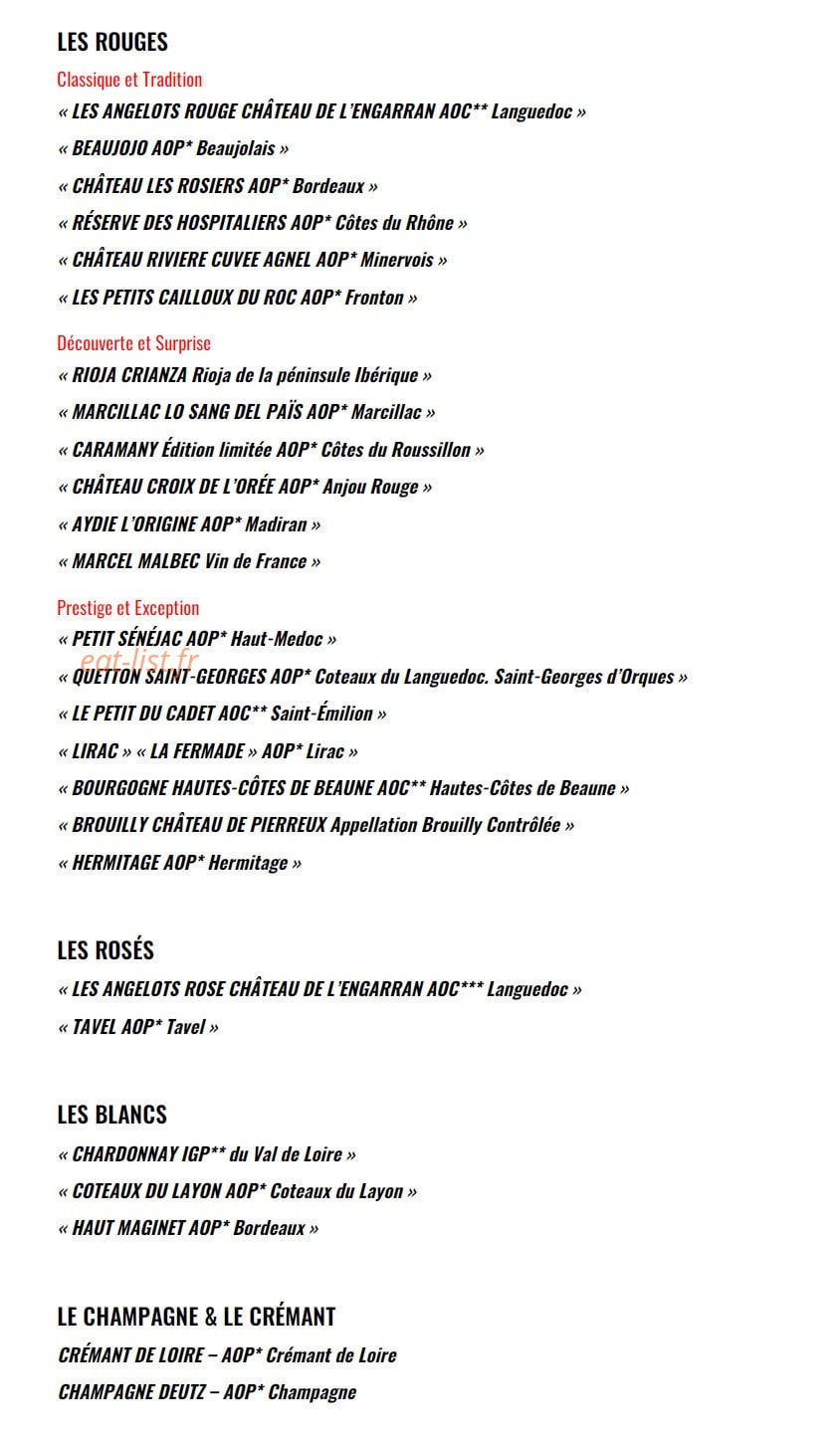 La Boucherie — carte page 8