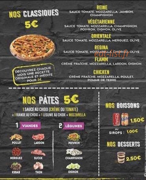 O’five — carte page 2