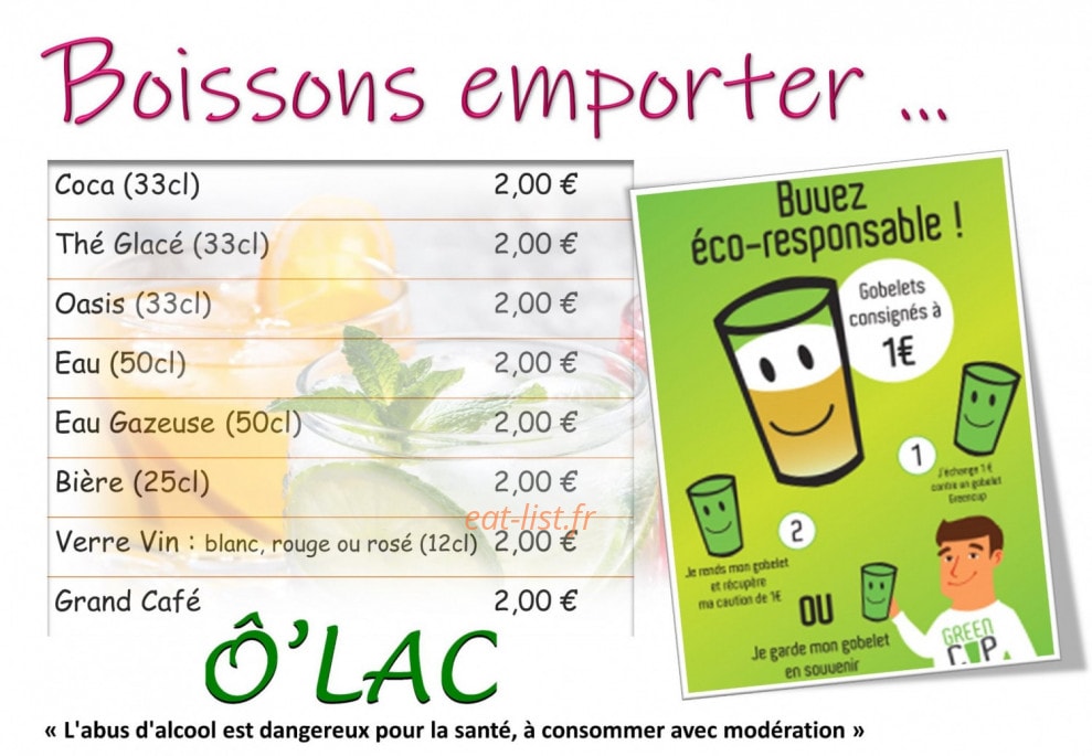 Ô' Lac — carte page 5