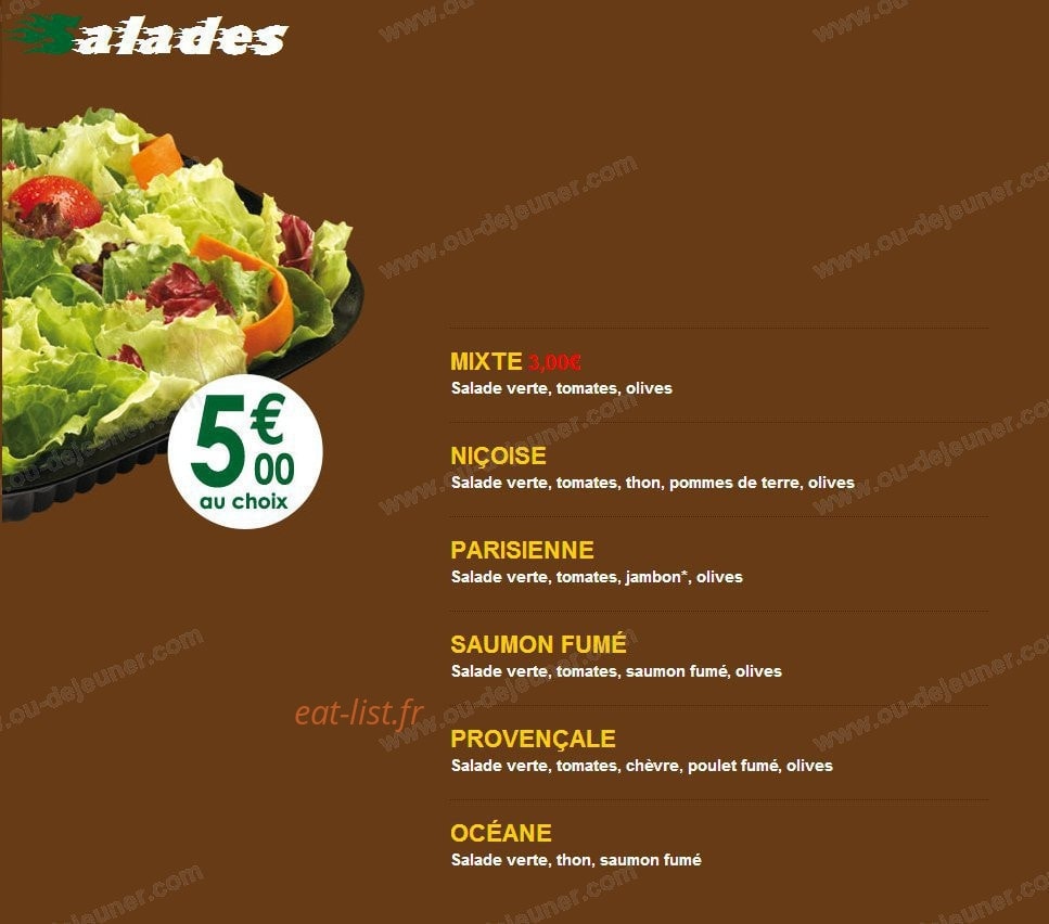 Pizza tasty — carte page 2