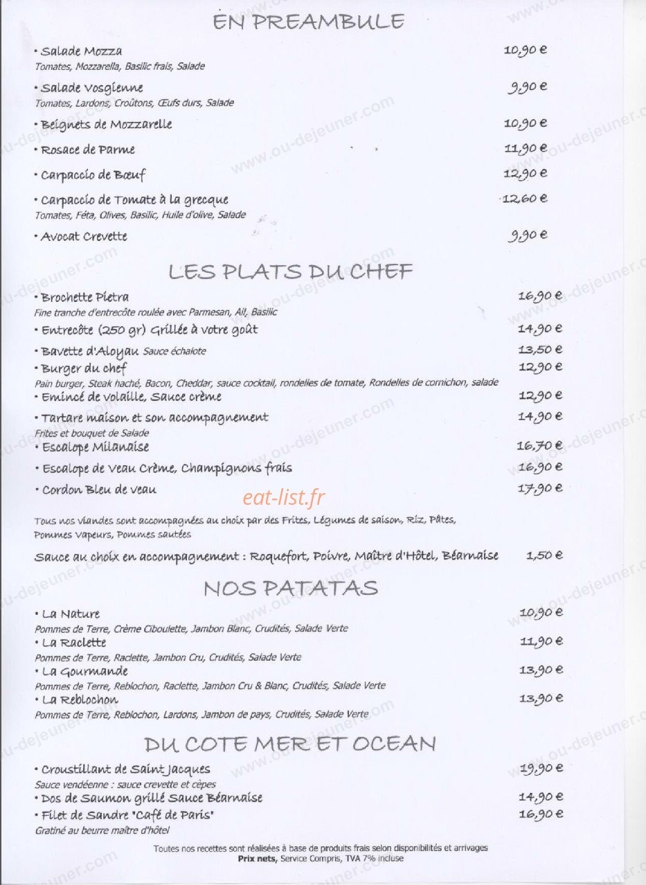 La Pietra — carte page 2