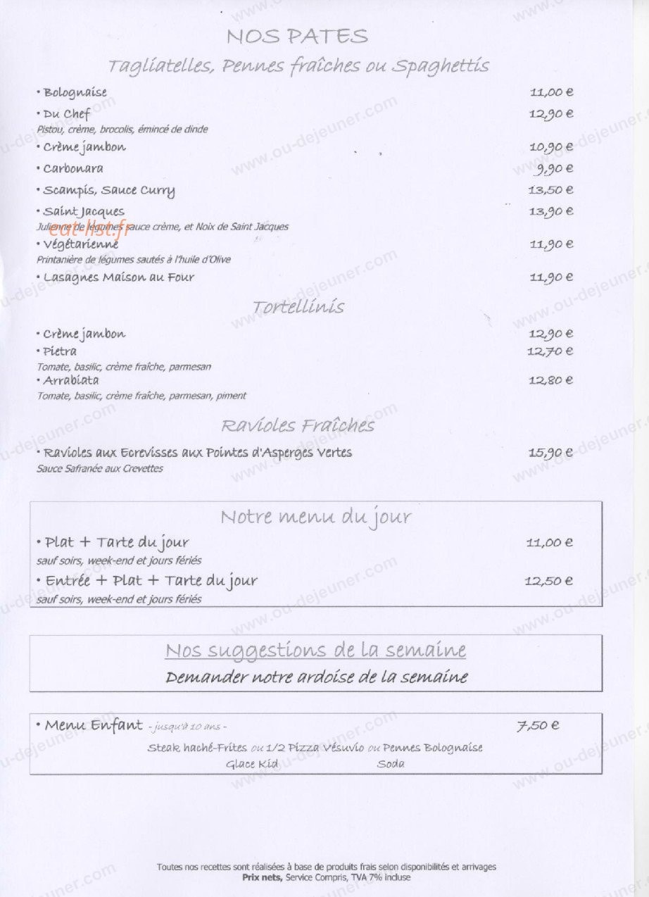 La Pietra — carte page 3