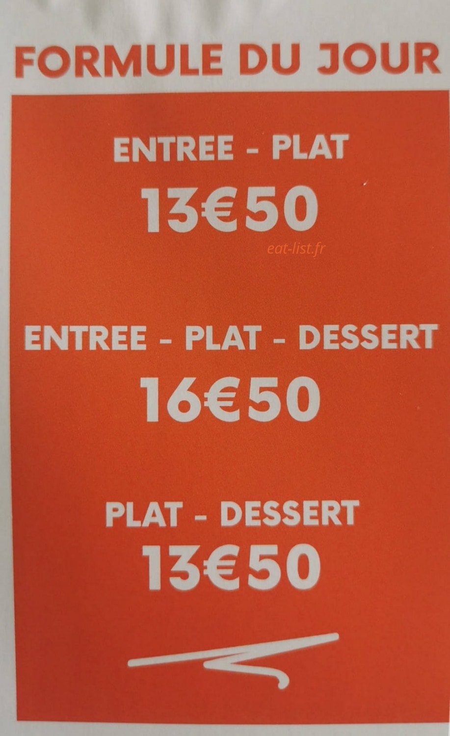 Le Marly Go — carte page 1