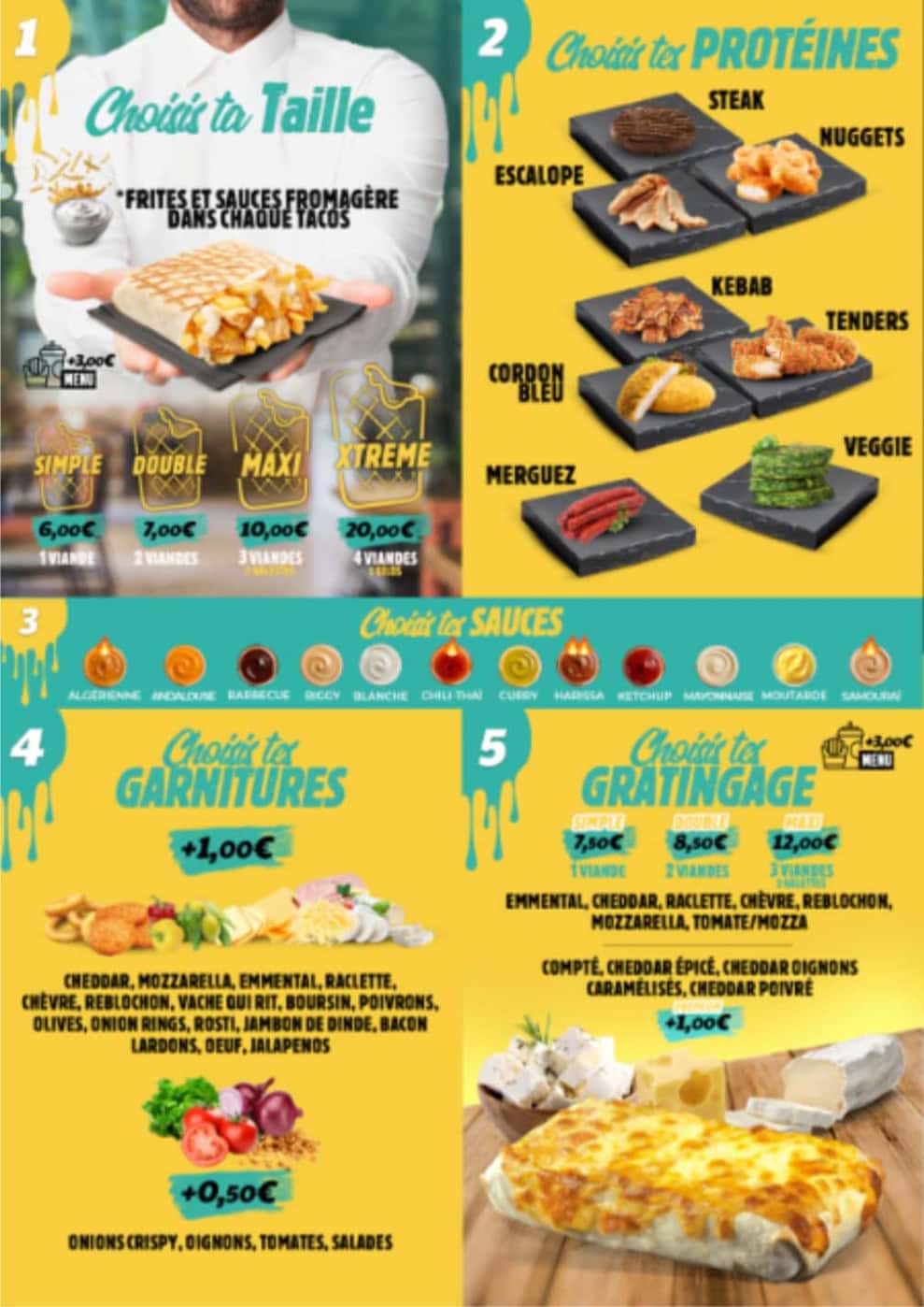 Crousty'S Tacos — carte page 2