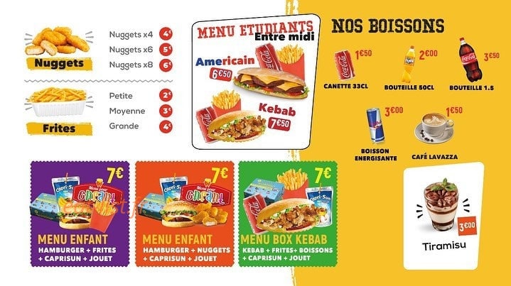 Las Pizza — carte page 3
