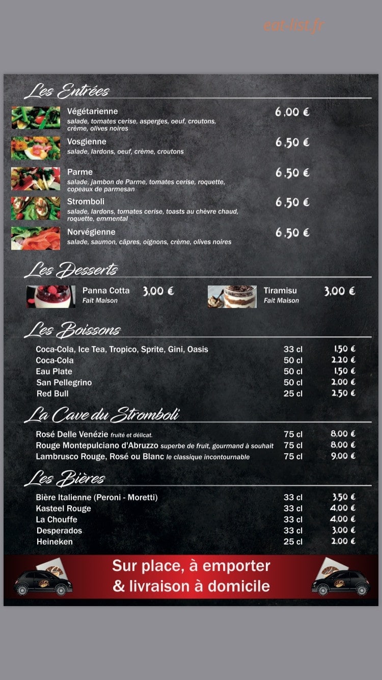 Le Stromboli — carte page 1