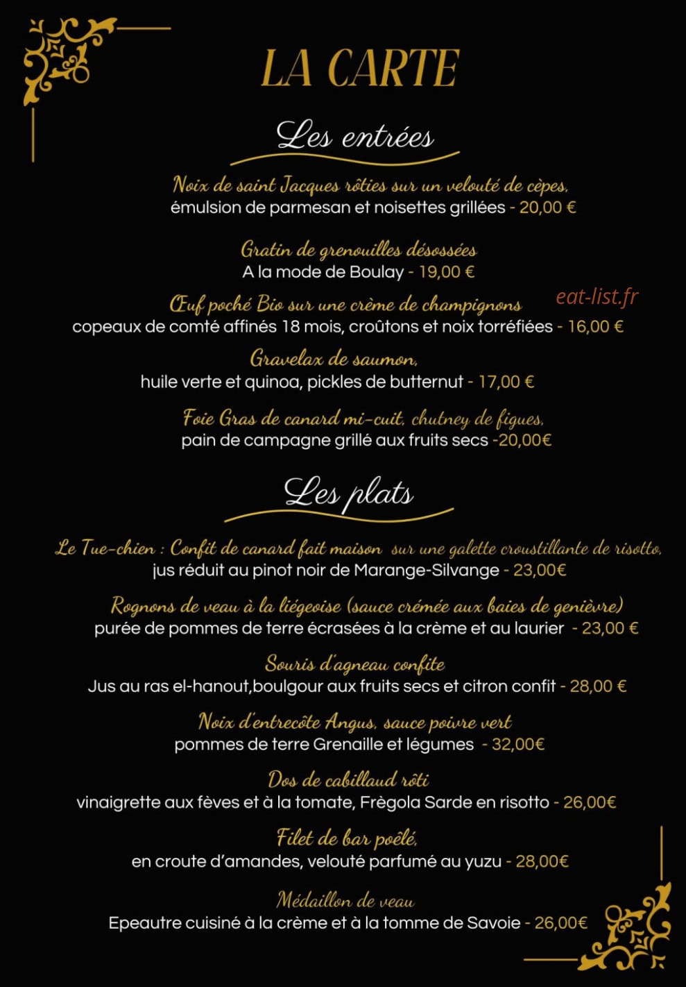 Le Pressoir — carte page 1
