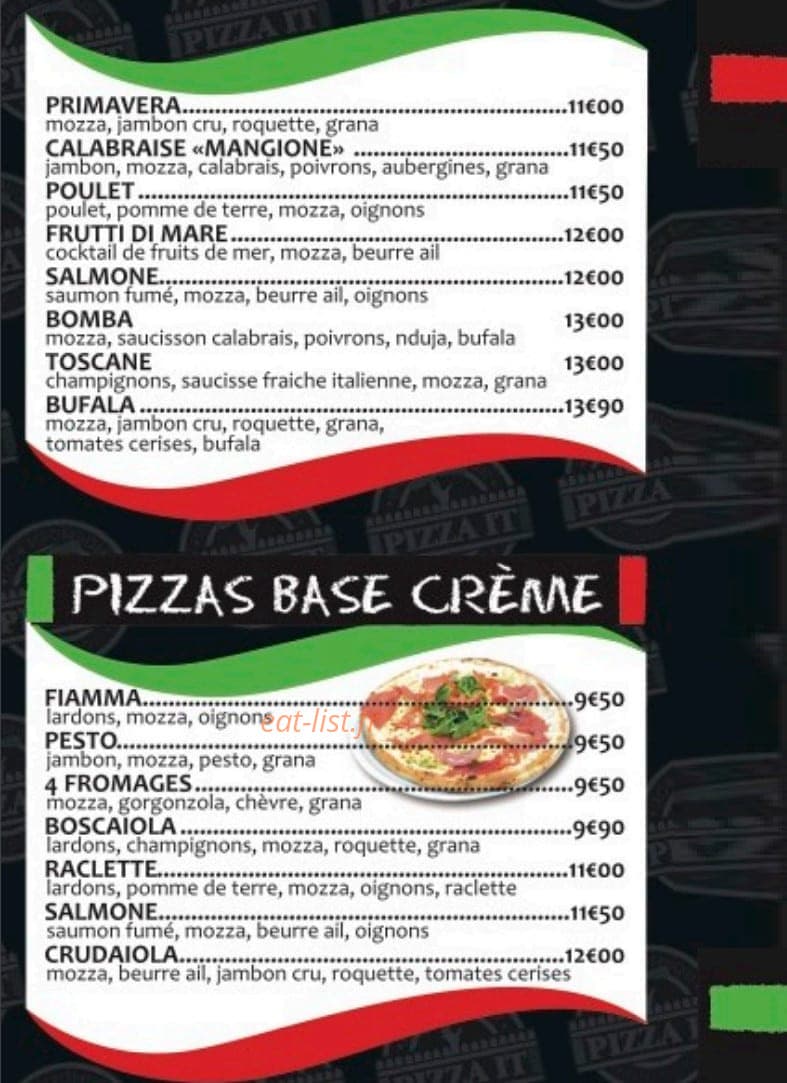 Pizza It — carte page 3