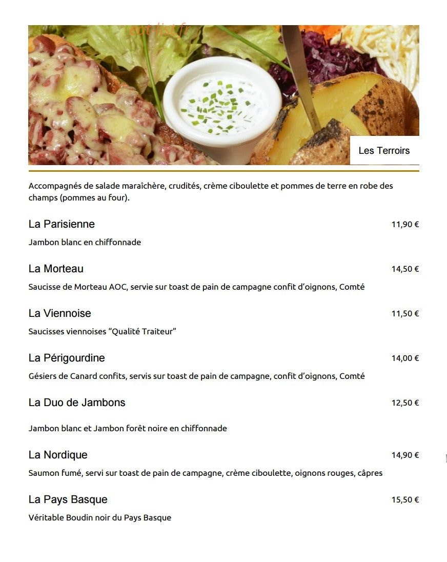 100 Patates — carte page 3