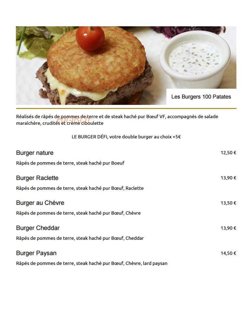 100 Patates — carte page 7