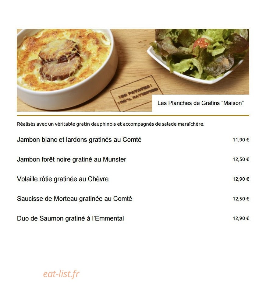 100 Patates — carte page 8
