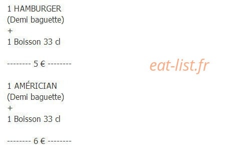 Little food — carte page 2