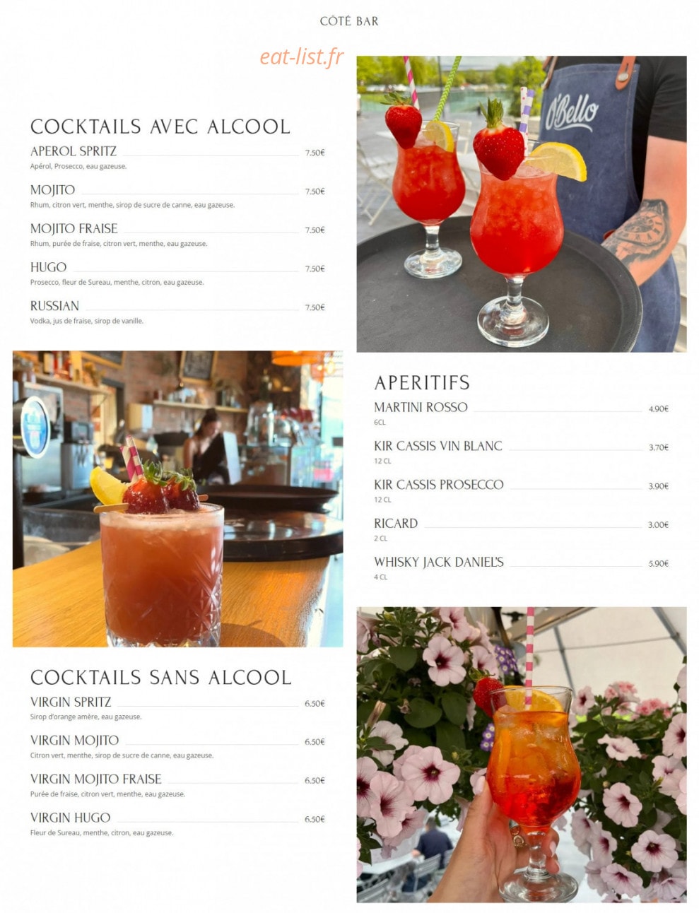 O'Bello — carte page 5