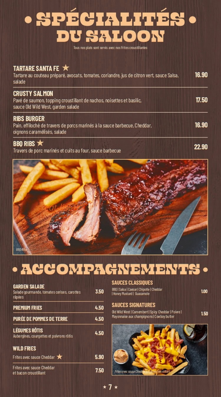 Old Wild West — carte page 7