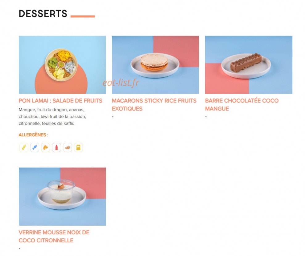 Poké Thaï — carte page 2