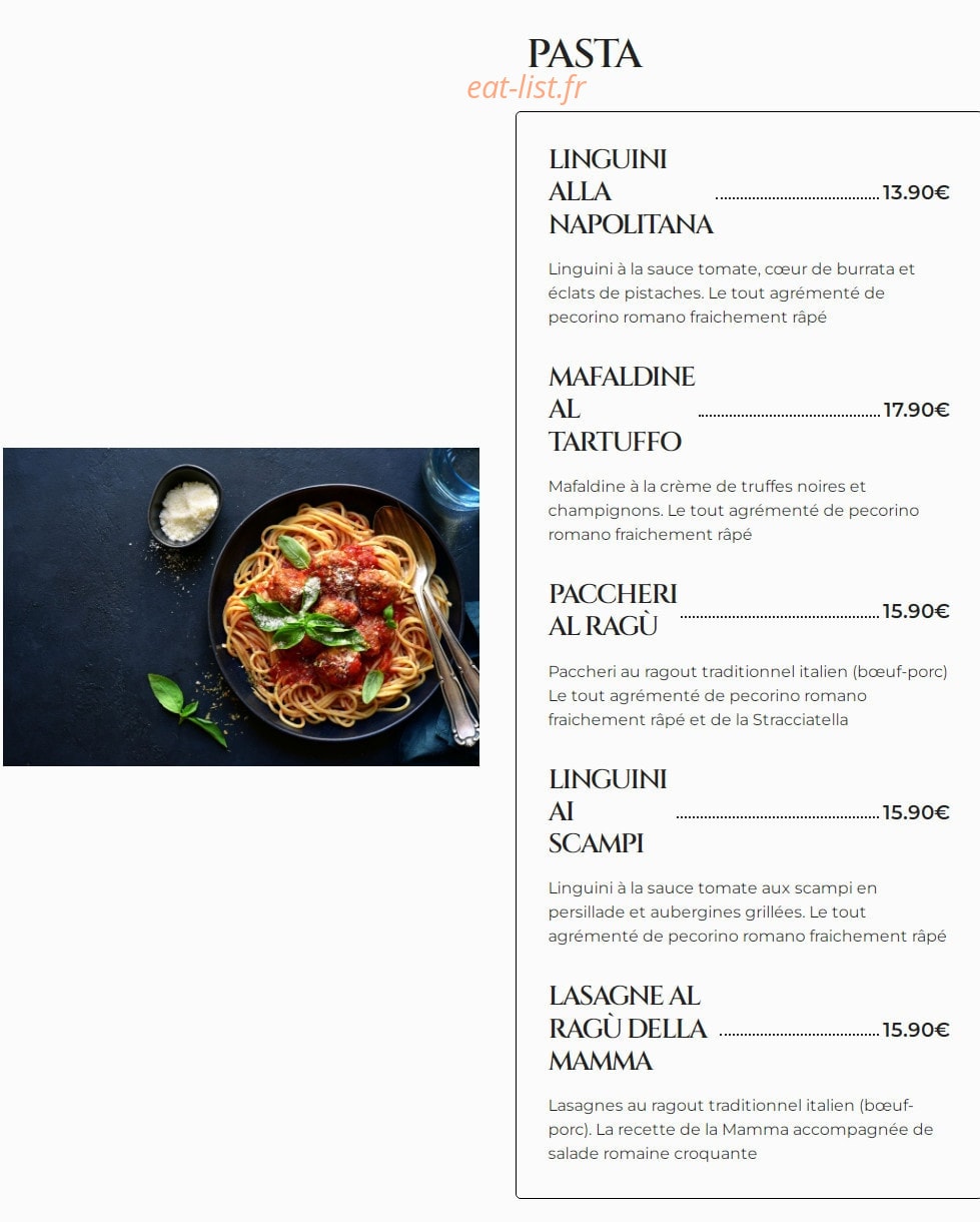 Queen Mamma — carte page 3