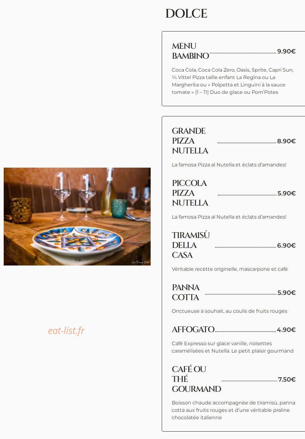 Queen Mamma — carte page 5