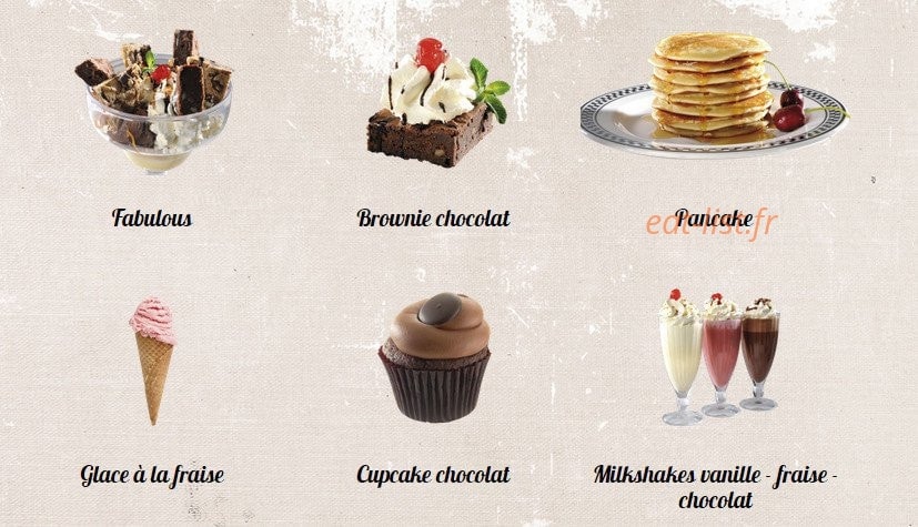 Tommy's Diner Café — carte page 13