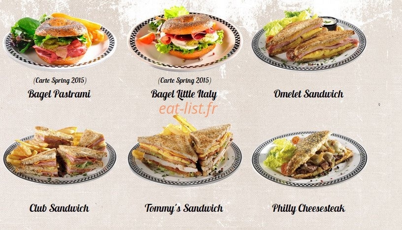 Tommy's Diner Café — carte page 5