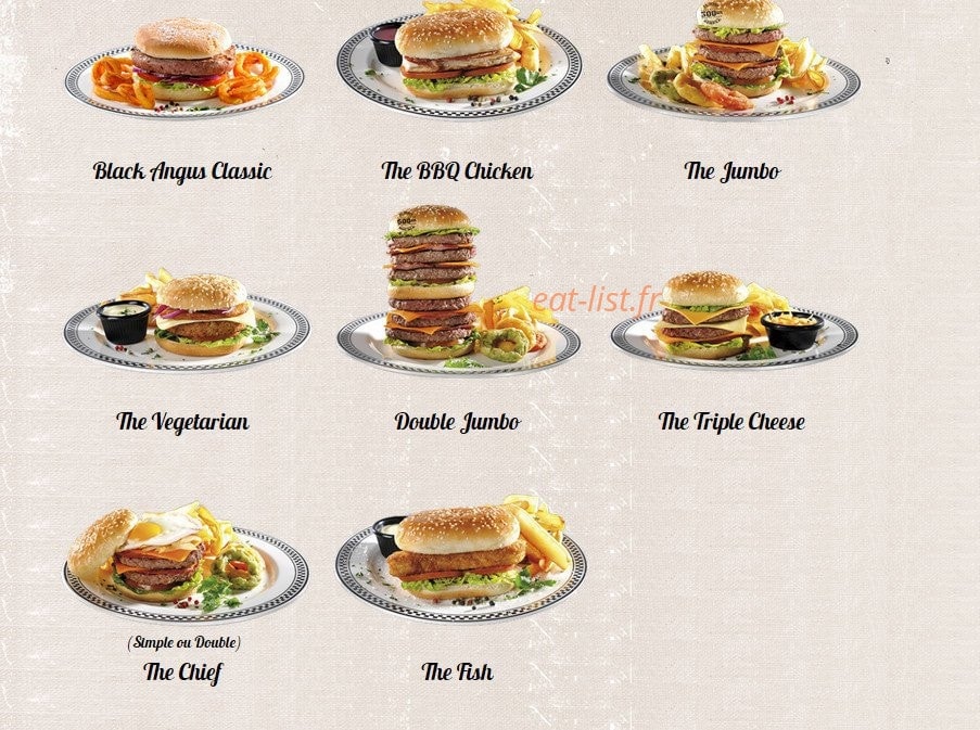 Tommy's Diner Café — carte page 8