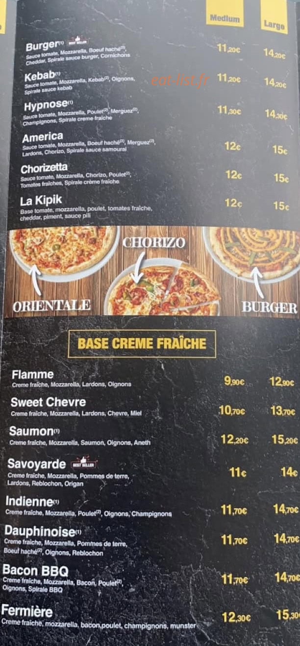 Pizzeria Tempio — carte page 3