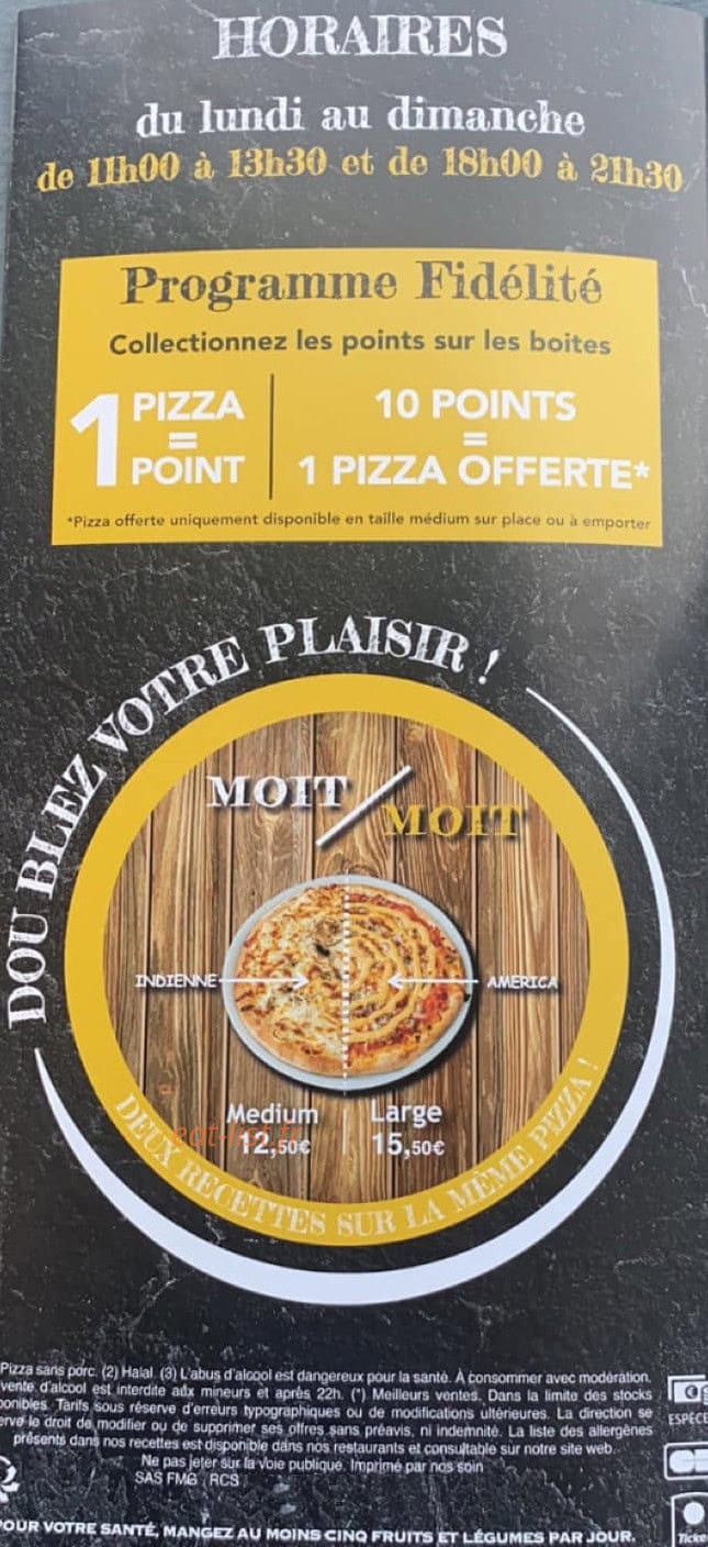 Pizzeria Tempio — carte page 5