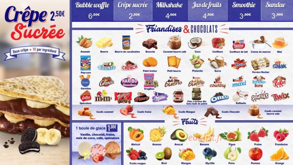 Paye Ta Crêpe — carte page 5